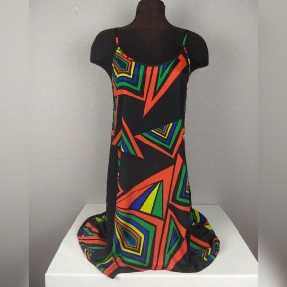 Ark & Co. Geo Print High Low Dress Small - Picture 6 of 13